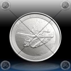 1oz St. Vincent & The Grenadines 2 Dollars 2018 (Seaplane) BU 1oz St. Vincent & The Grenadines 2 Dollars 2018 (Seaplane) BU